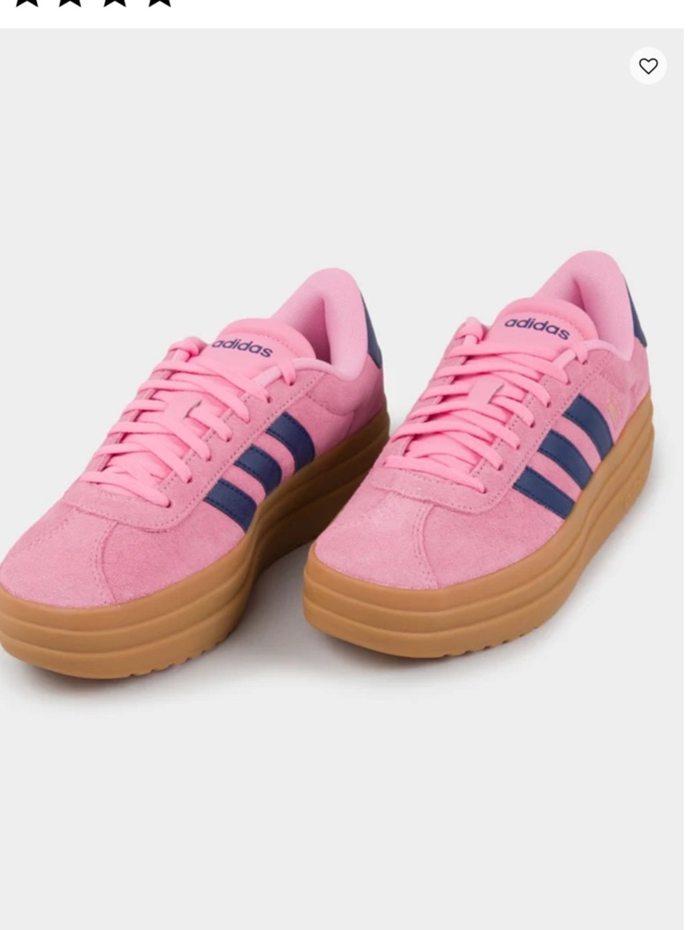 Adidas Gazelle Sneakers with Navy Stripes - Picture 2 of 4